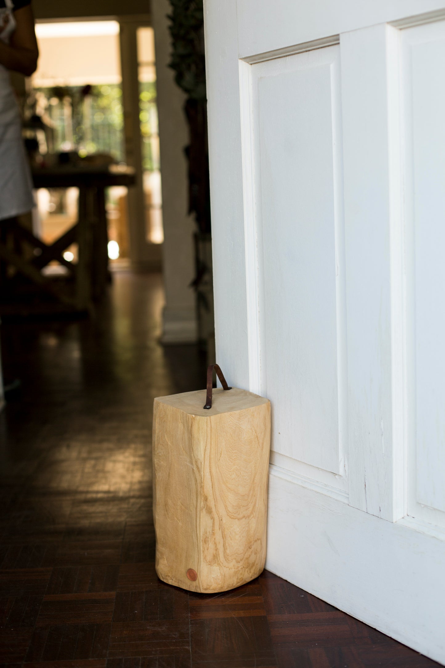 WOOD DOORSTOP