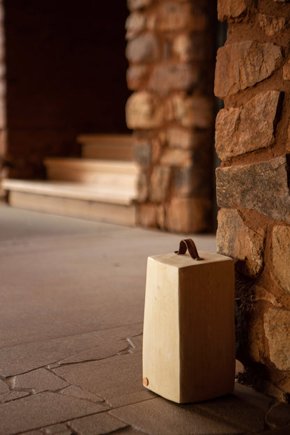 WOOD DOORSTOP